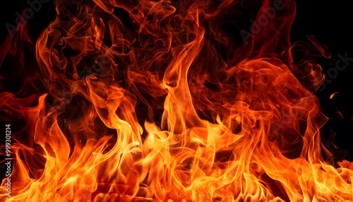 Fiery Abstract Background