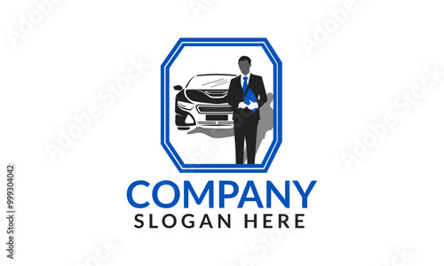 Creative business man logo design