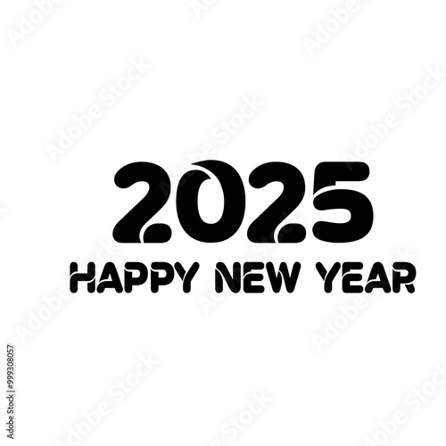 Cheerful New Year 2025 text plan. Front of business journal for 2025 new year with wishes. Blissful New Year 2025 Plan Layout. Present day Plan for Schedules, Greeting, Hello Card, and Occasions plan