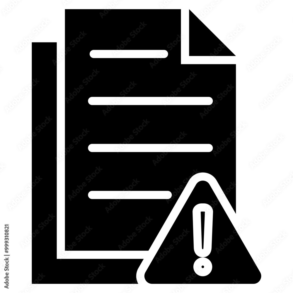 Compliance icon with glyph style Compliance icon with glyph style