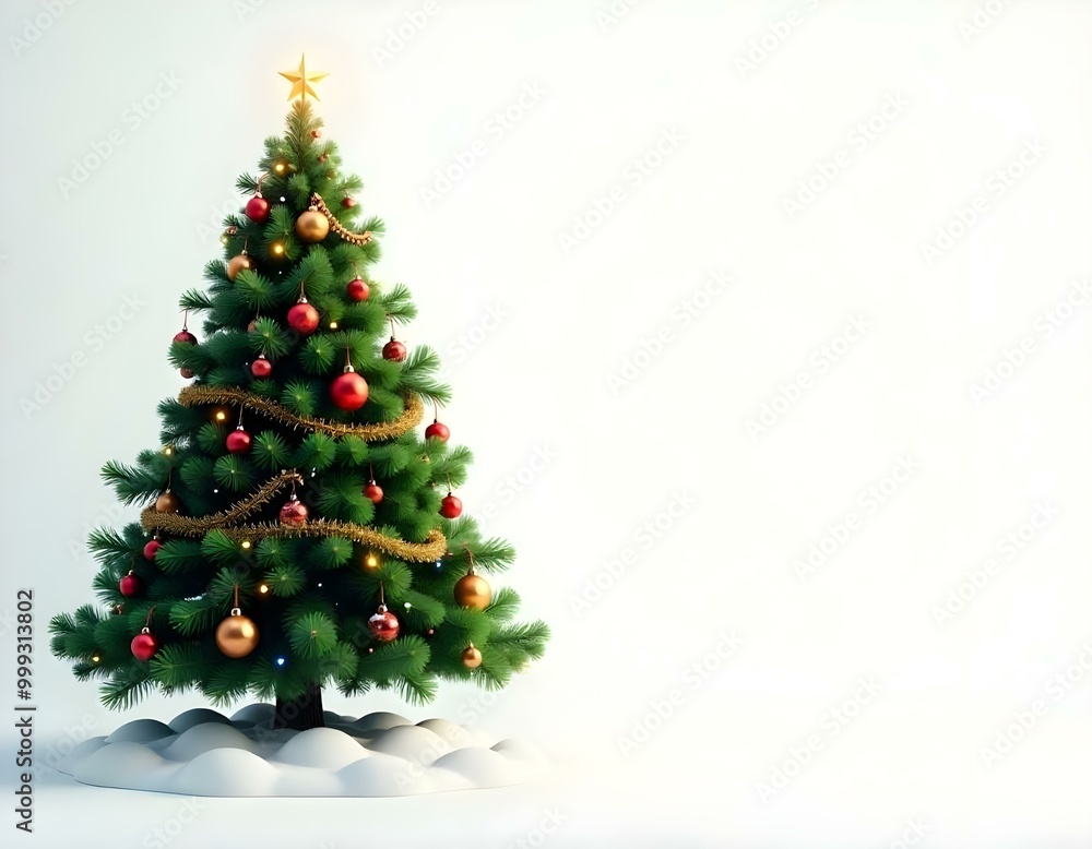 Obraz premium christmas tree and decorations