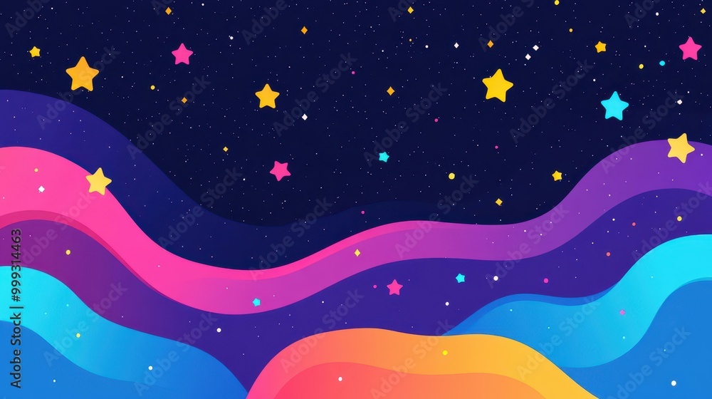 Immerse yourself in a colorful cosmos filled with stardust and shining stars, featuring a majestic milky way backdrop. Immerse yourself in a colorful cosmos filled with stardust and shining stars, featuring a majestic milky way backdrop.