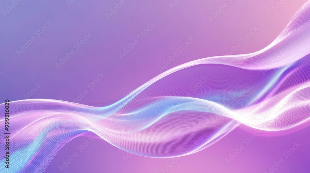 Abstract Minimalist Line Art Waves  Creative Background Design for Modern Aesthetics