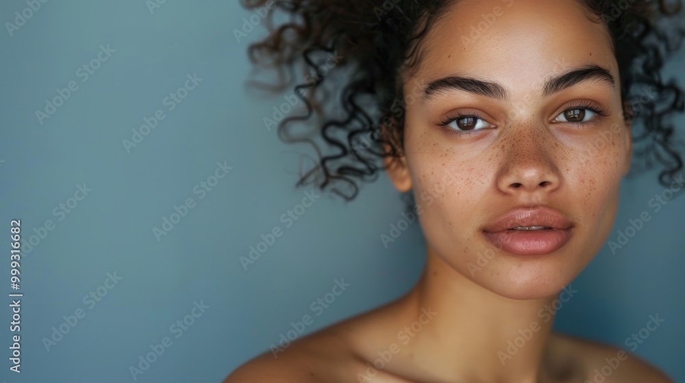 Young Woman with Smooth Skin and Moisturizing Cream Embracing Healthy Lifestyle Young Woman with Smooth Skin and Moisturizing Cream Embracing Healthy Lifestyle