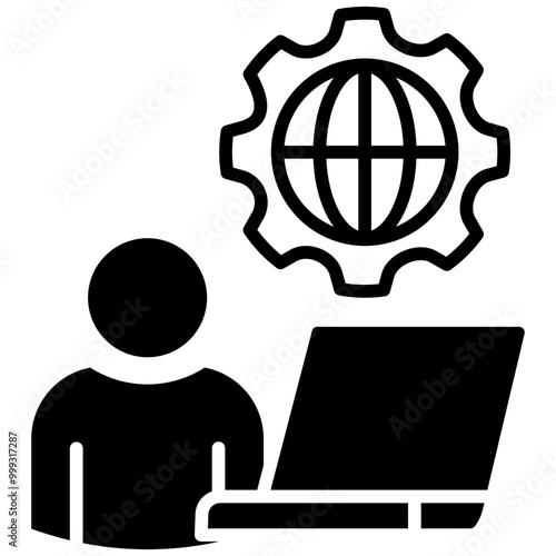 Online Job Icon