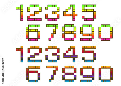 POP用文字_ブロック_数字9