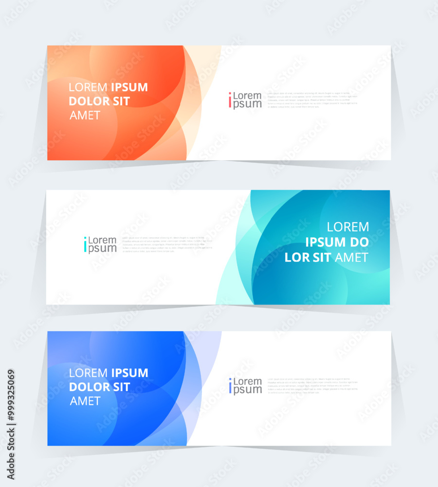 Geometric banner design with Vector presentation template. Geometric banner design with Vector presentation template.