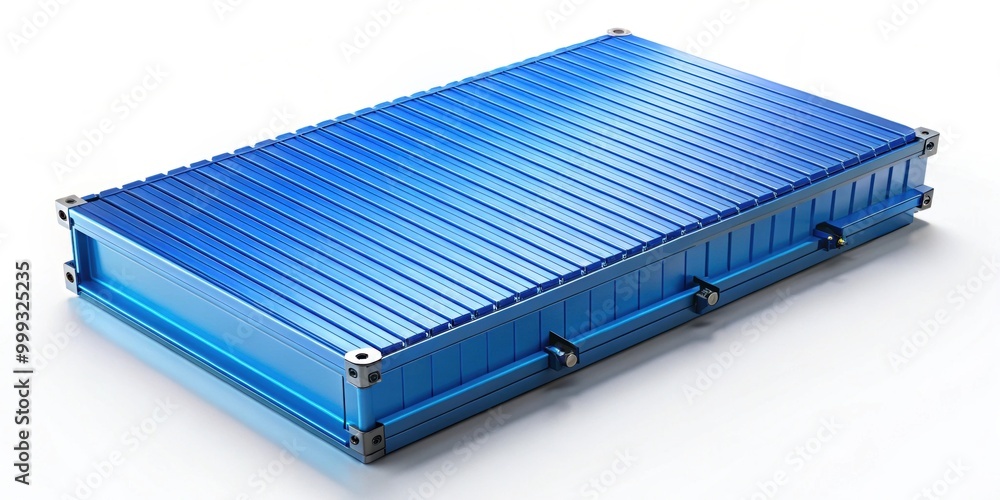 Blue NMC prismatic battery module for electric vehicles with mass production capability , electric vehicles Blue NMC prismatic battery module for electric vehicles with mass production capability , electric vehicles