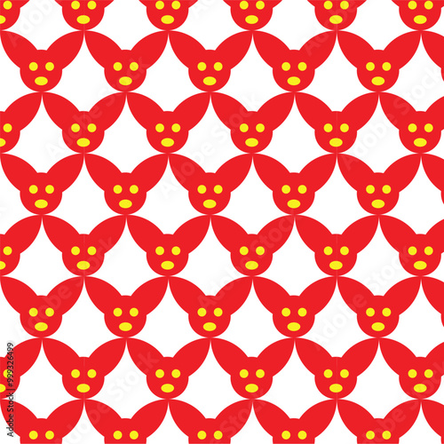 cartoon animal baby pattern design