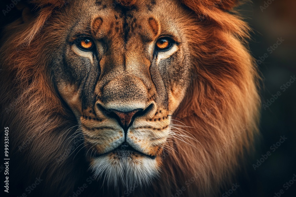 Naklejka premium Lion