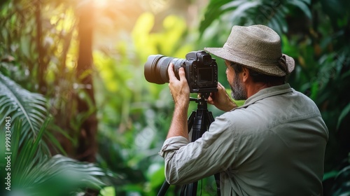 Photographer Capturing Nature's Beauty