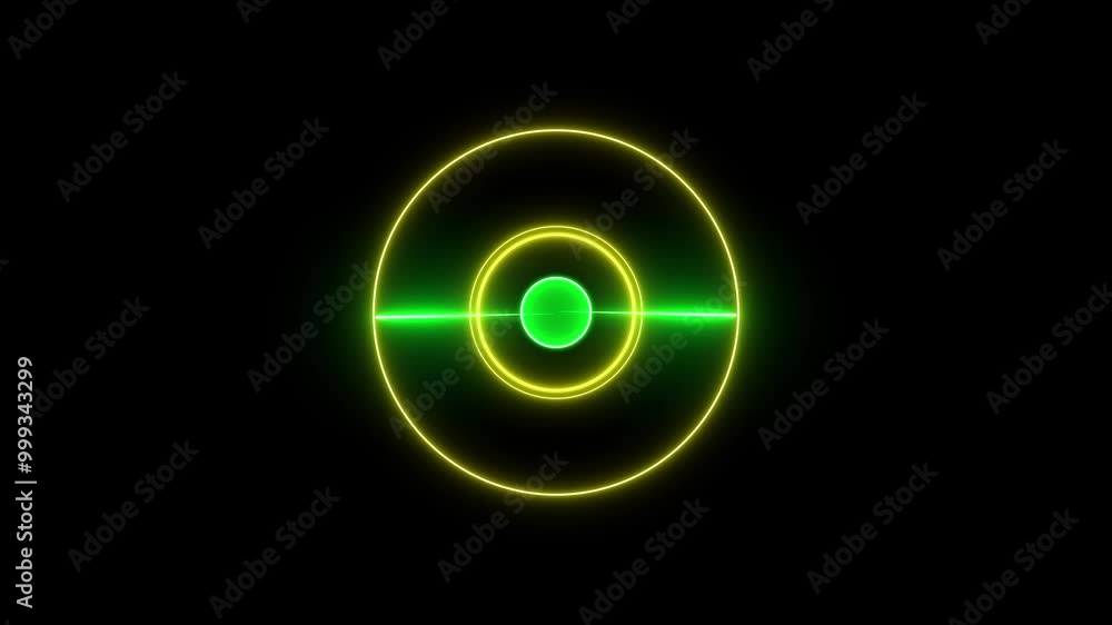 radar technology animation icon signal search circle animated on black background radar technology animation icon signal search circle animated on black background