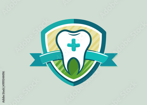 Vecteur médical de conception de logo dentaire 