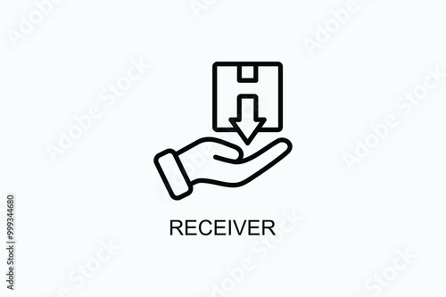 Receiver Vector Icon Or Logo Illustration photo