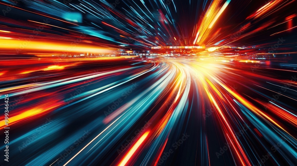 Abstract background with sharp, angular lines and glowing streaks, representing the intensity and motion of racing and speed Abstract background with sharp, angular lines and glowing streaks, representing the intensity and motion of racing and speed