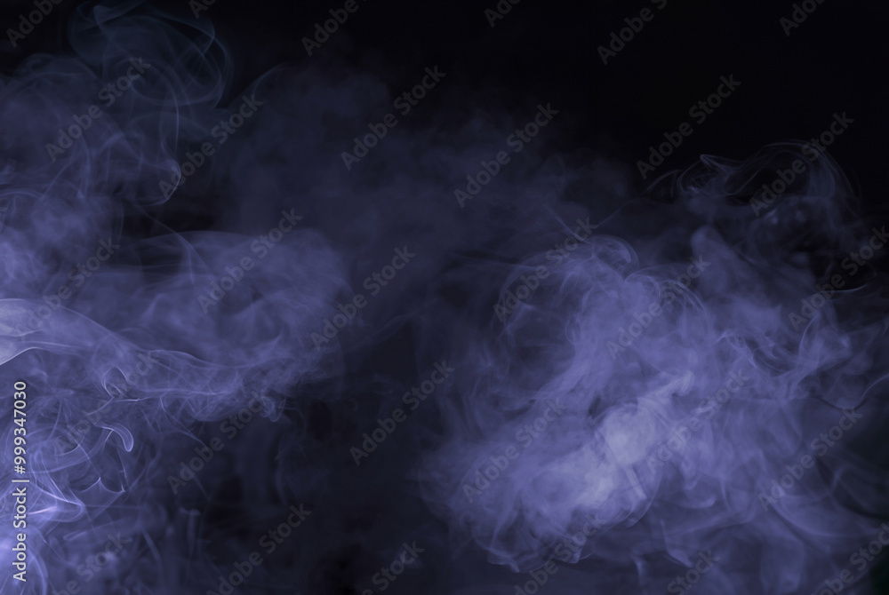 Abstract Dark Smoke Texture on Black Background with Swirling Vapor Abstract Dark Smoke Texture on Black Background with Swirling Vapor