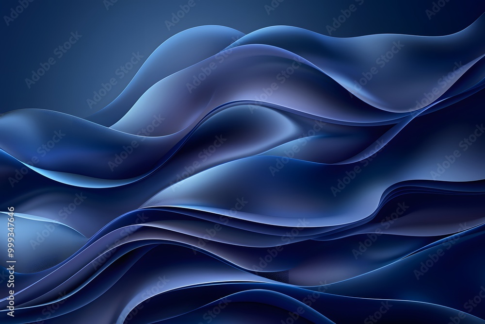 Navy blue abstract wave background. Navy blue abstract wave background.