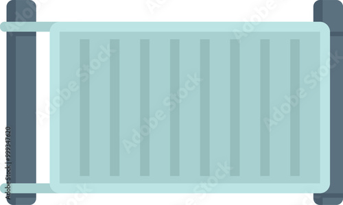 This modern electric heater is providing warmth during the cold winter season