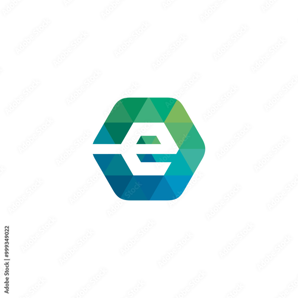 Letter E Hexagon logo design vector template Letter E Hexagon logo design vector template