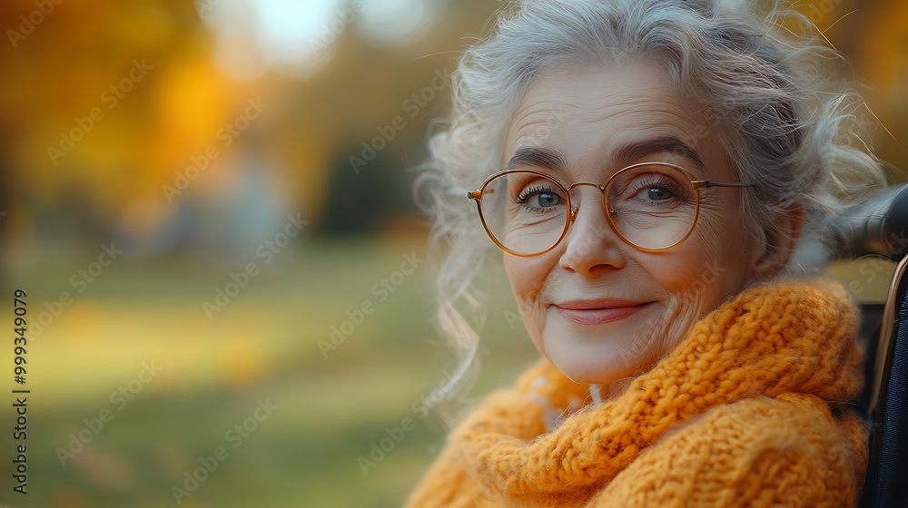 Happy nurse caring for elderly woman in a wheelchair. Young female pushing senior retirement nursing home patient in a wheelchair outdoors in a garden Happy nurse caring for elderly woman in a wheelchair. Young female pushing senior retirement nursing home patient in a wheelchair outdoors in a garden