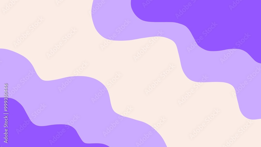 Aesthetic background of purple and beige waves. Purple and beige abstract wallpaper for presentations Aesthetic background of purple and beige waves. Purple and beige abstract wallpaper for presentations