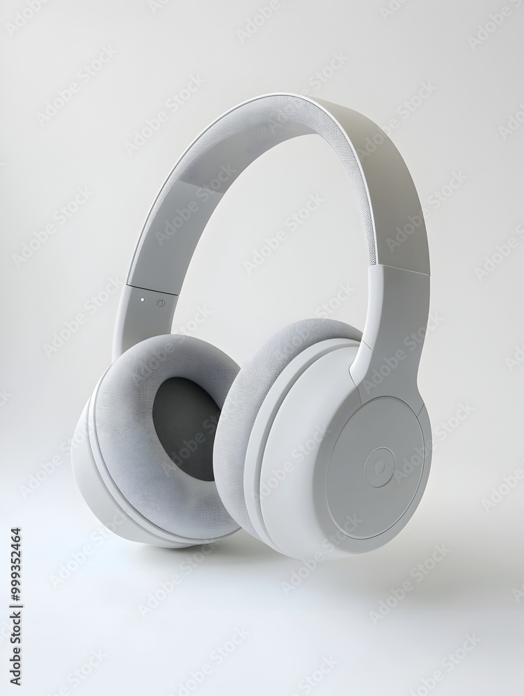 Sophisticated Wireless Noise Canceling Headphones with Refined Minimalist Design in Serene Studio Setting Sophisticated Wireless Noise Canceling Headphones with Refined Minimalist Design in Serene Studio Setting