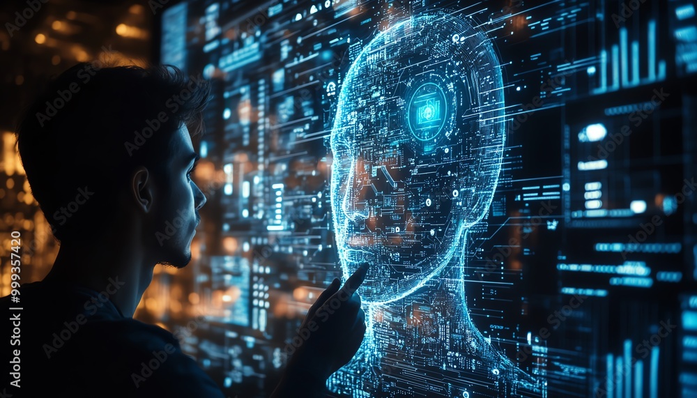 Education technology and AI Artificial Intelligence concept Education technology and AI Artificial Intelligence concept