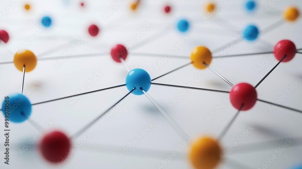 A dynamic diagram showcasing linked nodes and pathways on a clean backdrop, ideal for visual presentations and educational content. A dynamic diagram showcasing linked nodes and pathways on a clean backdrop, ideal for visual presentations and educational content.
