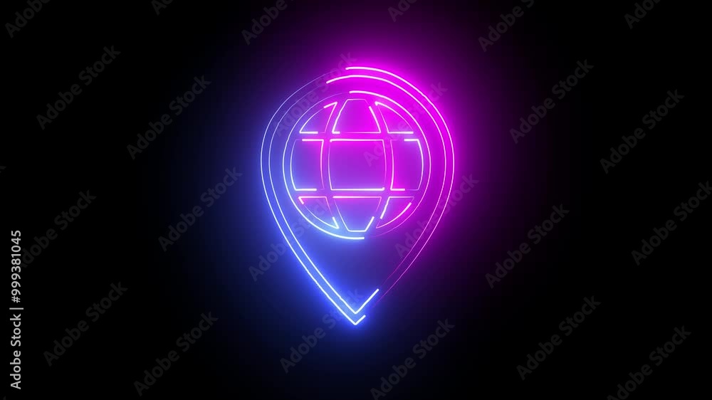 Glowing neon line Map pointer with Glowing neon line Map pointer with Globe icon isolated on black background. Globe related outline icon location marker symbol. neon line Globe location . Glowing neon line Map pointer with Glowing neon line Map pointer with Globe icon isolated on black background. Globe related outline icon location marker symbol. neon line Globe location .