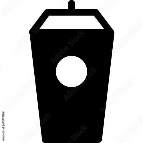 Coffee Cup Simple Solid Icon