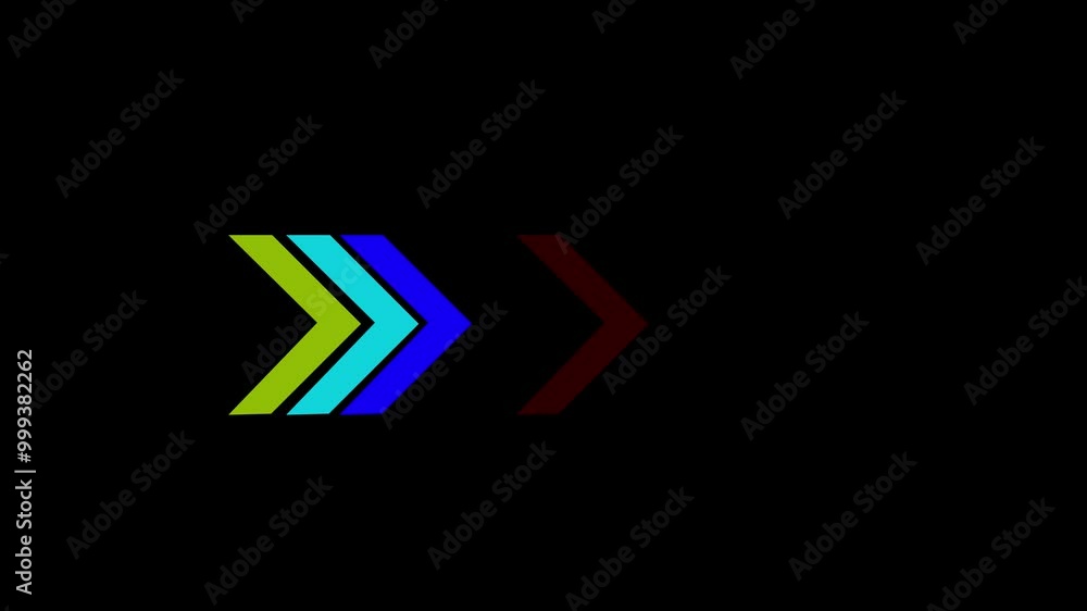 Arrow loop animation direction concept .Colorful arrow icon concept .Arrow direction sign animation Arrow loop animation direction concept .Colorful arrow icon concept .Arrow direction sign animation