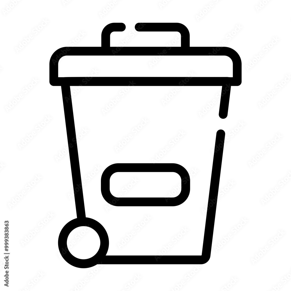 garbage Line Icon garbage Line Icon