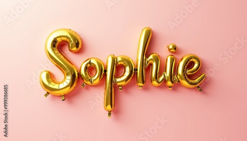 SOPHIE LETTERS - GOLDEN BALLOON 3D