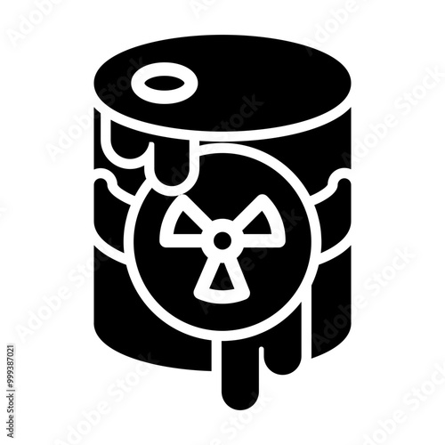 hazardouse material Solid icon