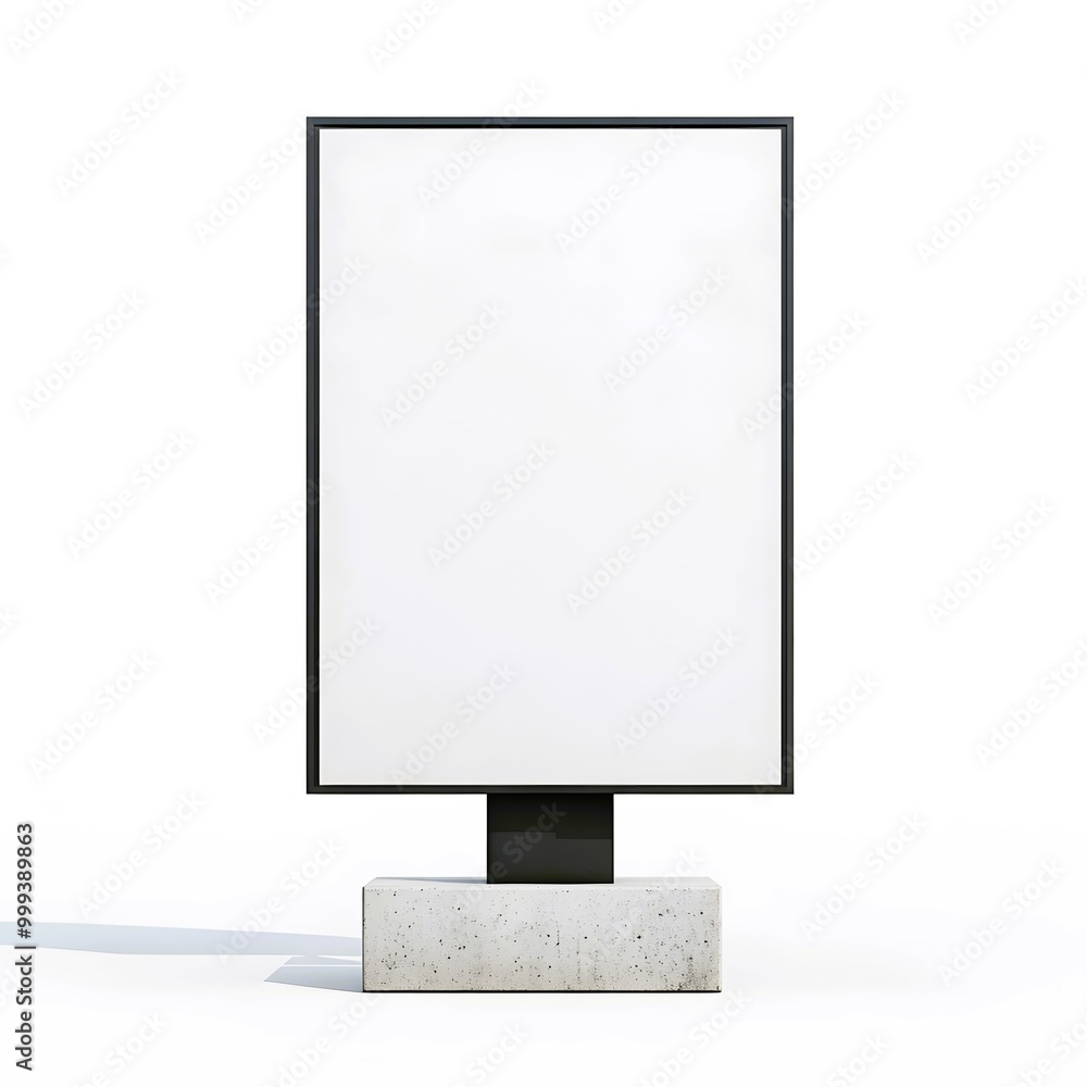 Blank Billboard Sign Mockup Advertising Marketing Cityscape Blank Billboard Sign Mockup Advertising Marketing Cityscape