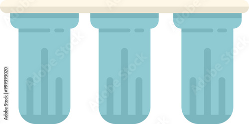 Ice cube tray making ice cubes for refreshing drinks