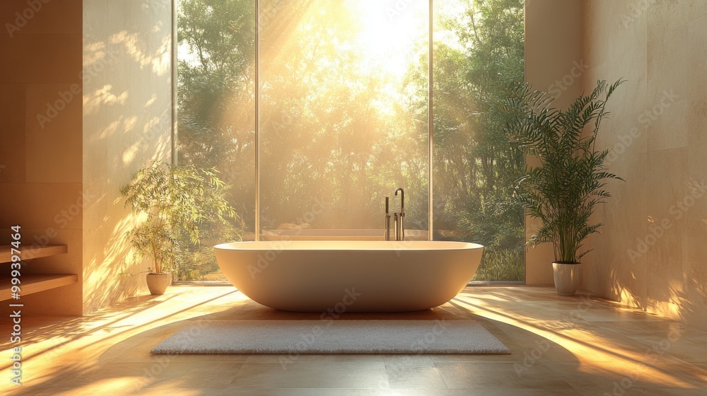 Modern minimalist interior design that provides a relaxing feeling and has all the comforts of a bathroom in a house or condo. Modern minimalist interior design that provides a relaxing feeling and has all the comforts of a bathroom in a house or condo.