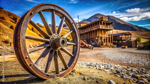 A stunning image showcasing the depth of field at Wheal Francis Mine on the Great Flat Lode in Cornwall, England