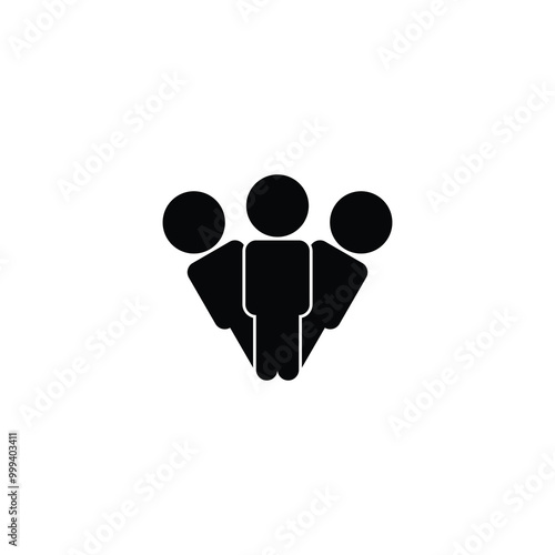 Universal business management and human resources icon. Universal icon for web and mobile. Vector.