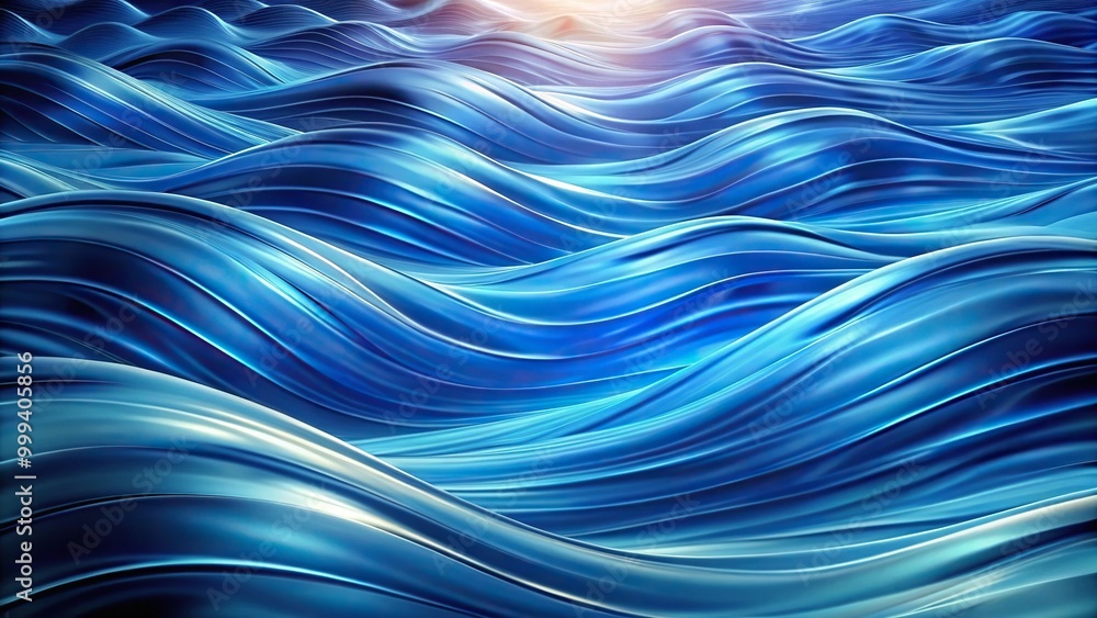 Abstract background of blue waves Abstract background of blue waves