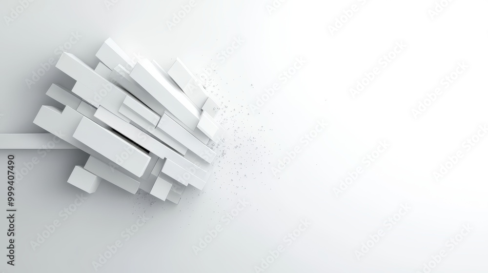 Abstract text in bold fonts, with different sizes and angles, against a stark white background. Abstract text in bold fonts, with different sizes and angles, against a stark white background.