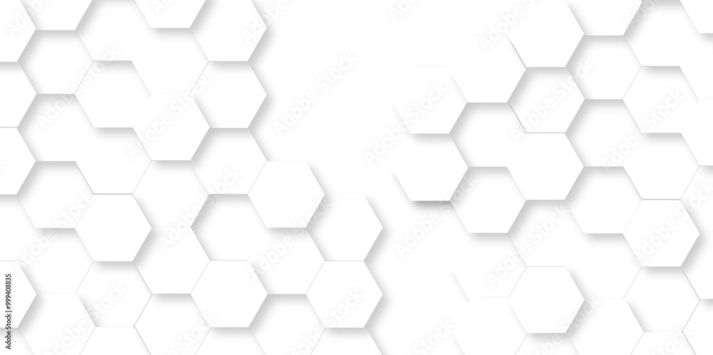 Vector abstract 3d white hexagon realistic mesh cell honeycomb texture. geometric white grid emboss hexagonal background. luxury emboss honeycomb white pattern shadow polygonal square web connection
Vector abstract 3d white hexagon realistic mesh cell honeycomb texture. geometric white grid emboss hexagonal background. luxury emboss honeycomb white pattern shadow polygonal square web connection