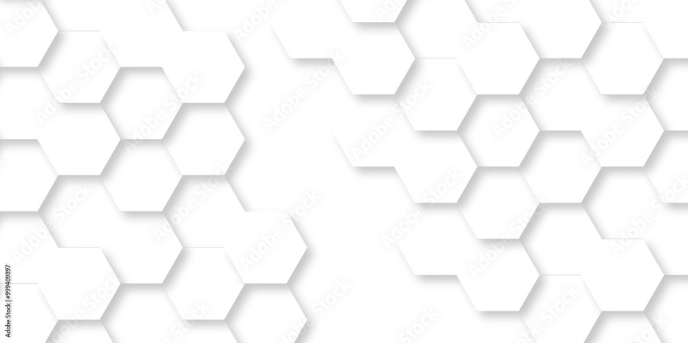 Vector abstract 3d white hexagon realistic mesh cell honeycomb texture. geometric white grid emboss hexagonal background. luxury emboss honeycomb white pattern shadow polygonal square web connection
Vector abstract 3d white hexagon realistic mesh cell honeycomb texture. geometric white grid emboss hexagonal background. luxury emboss honeycomb white pattern shadow polygonal square web connection