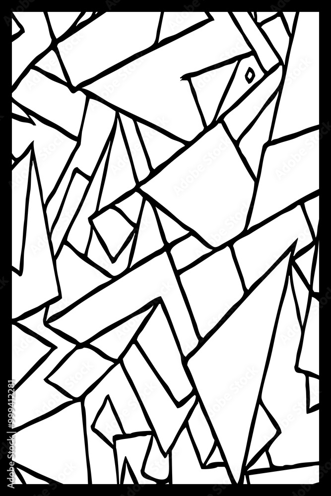 Abstract black and white pattern. For use in graphics. Minimalist illustration for printing on wall decorations Abstract black and white pattern. For use in graphics. Minimalist illustration for printing on wall decorations