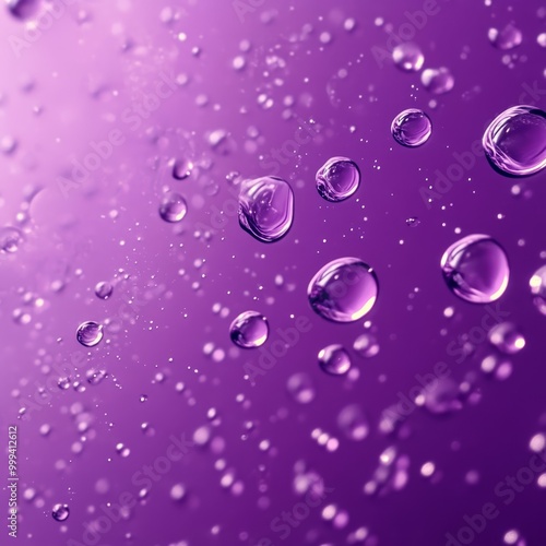 Purple solid color rgraphics are vivid and eye-catching. The solid color area has very few very small bubbles, The whole picture is suitable for business context