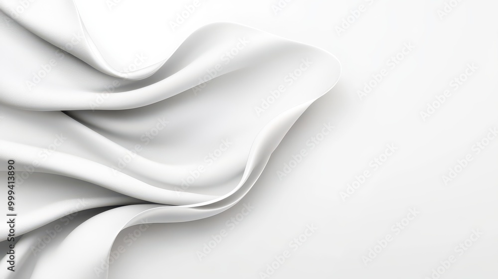Obraz premium Solid white background with faint, soft shadows at the edges to add dimension and focus to the central content.