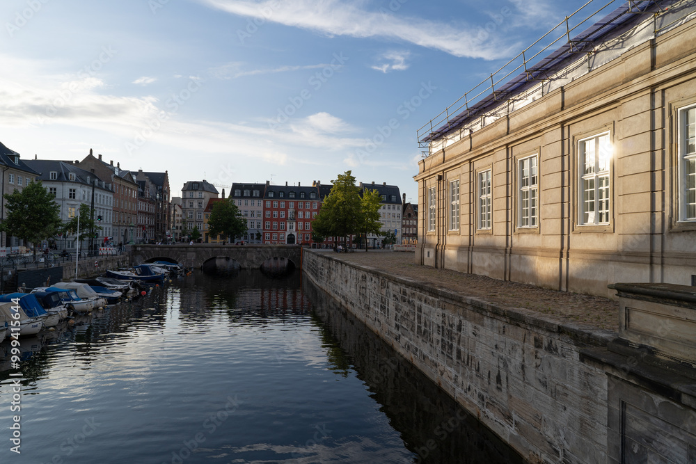 Copenhagen, Denmark - 3rd of August 2023. The canals of Copenhagen, Denmark. Copenhagen, Denmark - 3rd of August 2023. The canals of Copenhagen, Denmark.