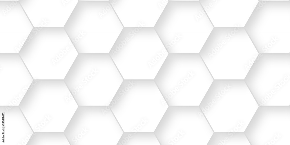 Vector abstract 3d white hexagon realistic mesh cell honeycomb texture. geometric white grid emboss hexagonal background. luxury emboss honeycomb white pattern shadow polygonal square web connection
Vector abstract 3d white hexagon realistic mesh cell honeycomb texture. geometric white grid emboss hexagonal background. luxury emboss honeycomb white pattern shadow polygonal square web connection