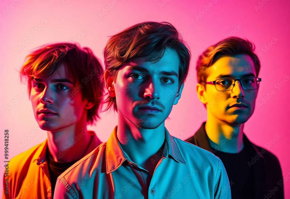 Vibrant Portraits of Young Men Vibrant Portraits of Young Men