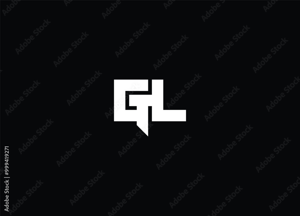 GL letter logo design and initial modren logo GL letter logo design and initial modren logo